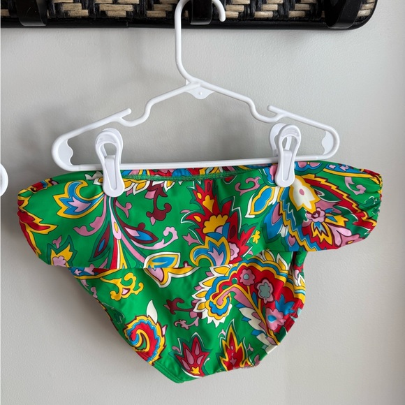 Boden Two Piece Swim Suit Set - Kelly Green Paisley - Sizes US 6/8 - NWT - Picture 13 of 16